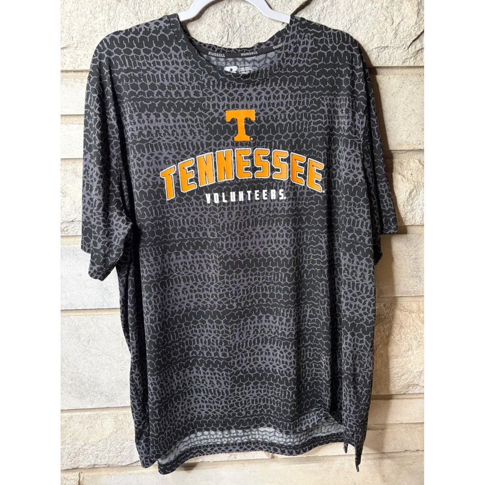 Russell Athletic Tennessee Volunteers Shirt Mens 2XL Grey Geometric NCAA Tee